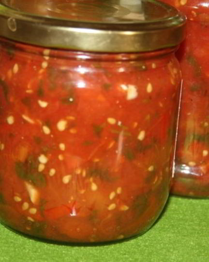 Рецепт томатов с кинзой на зиму