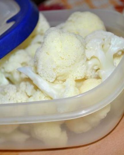 Рецепт цветной капусты замороженной на зиму