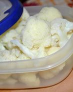 Цветная капуста замороженная на зиму