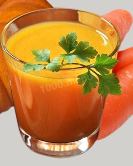 Рецепт тыквенного сока на зиму с курагой и морковью