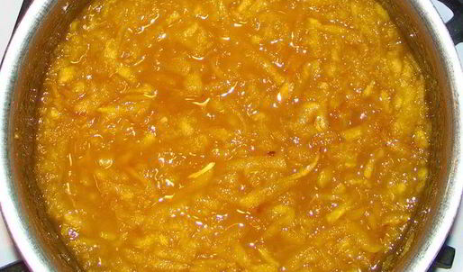 конфитюр из айвы с апельсиновым соком