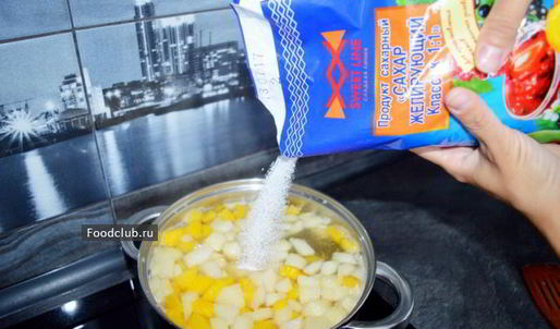 персиковый конфитюр