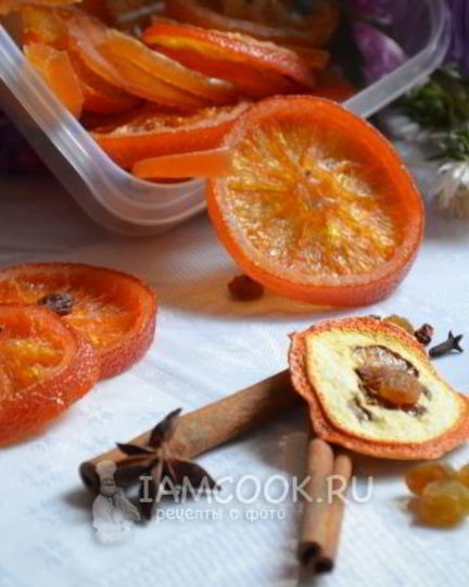 Рецепт цукатов из цитрусовых и яблочных долек