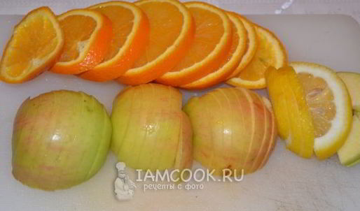 цукаты из цитрусовых и яблочных долек