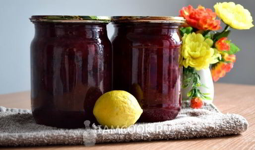 варенье из черешни без косточек с лимоном