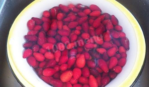 варенье из кизила с косточками на зиму