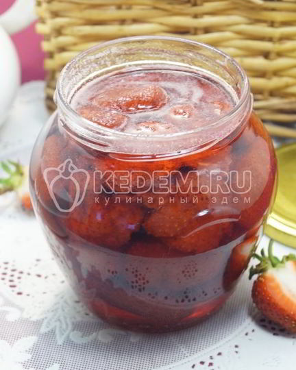 Рецепт варенья из клубники с целыми ягодами