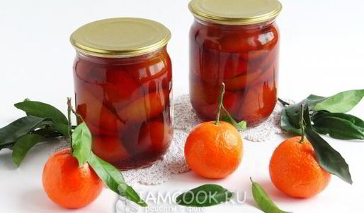 варенье из мандаринов с кожурой