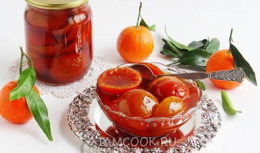 варенье из мандаринов с кожурой