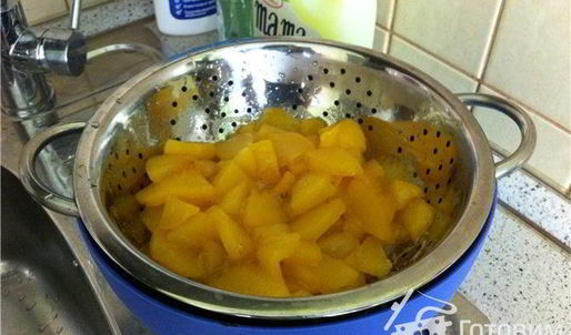 варенье из персиков с орешками и медом