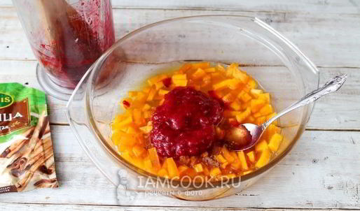 варенье из тыквы с клюквой