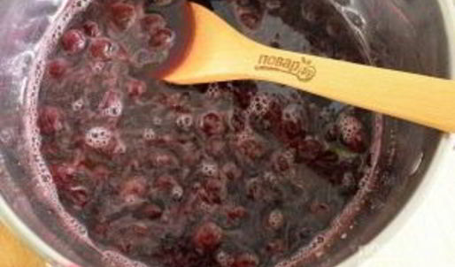 вишневое варенье с желатином