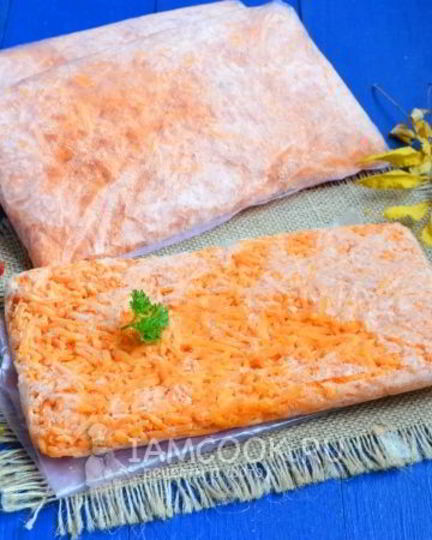 Рецепт заморозки моркови на зиму