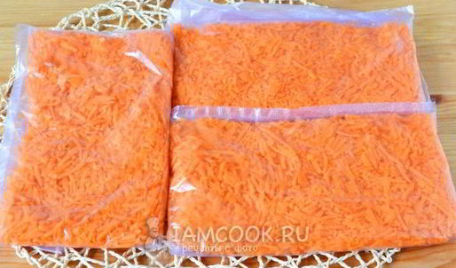 заморозка моркови на зиму