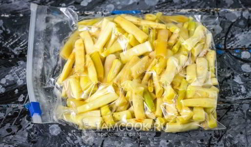 заморозка стручковой фасоли на зиму