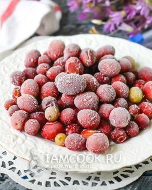 Заморозка винограда на зиму