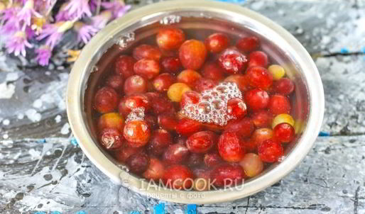 заморозка винограда на зиму