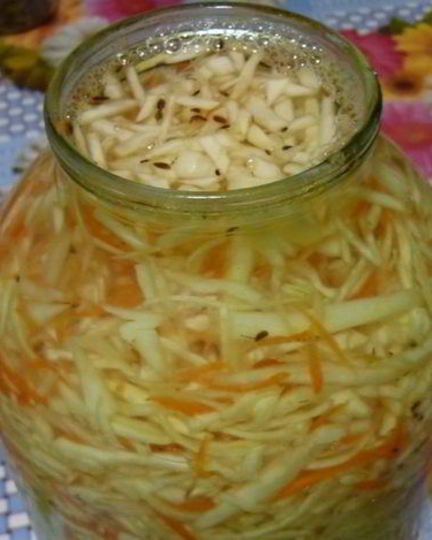 Рецепт засолки капусты на зиму
