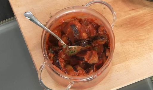 жареные баклажаны на зиму с чесноком и помидорами