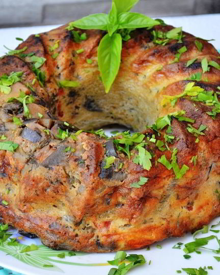 Рецепт баклажановового кугеля