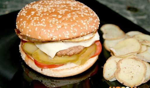 американский бургер