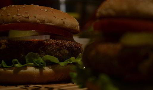 бургер с гречневой котлетой