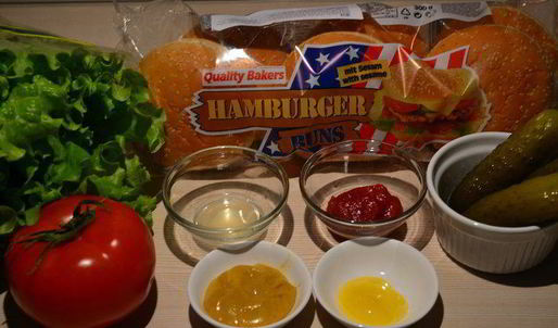 бургер с гречневой котлетой