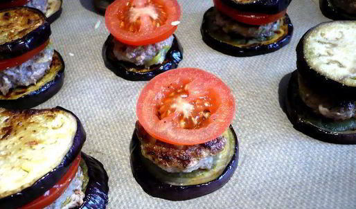 бургеры с баклажанами