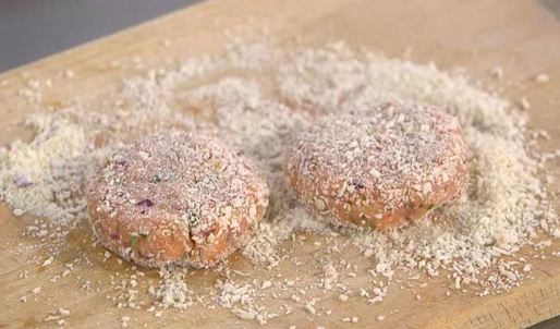 бургеры с семгой и огурцом