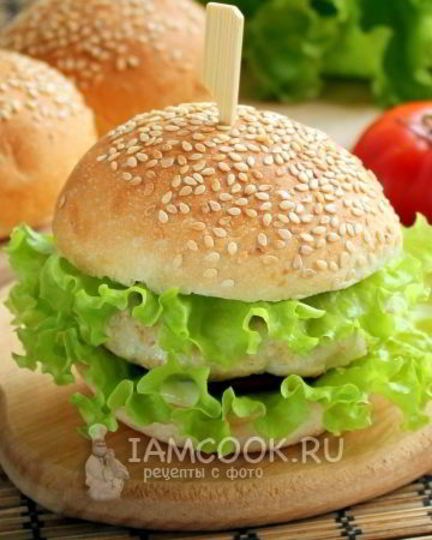 Рецепт чикенбургера