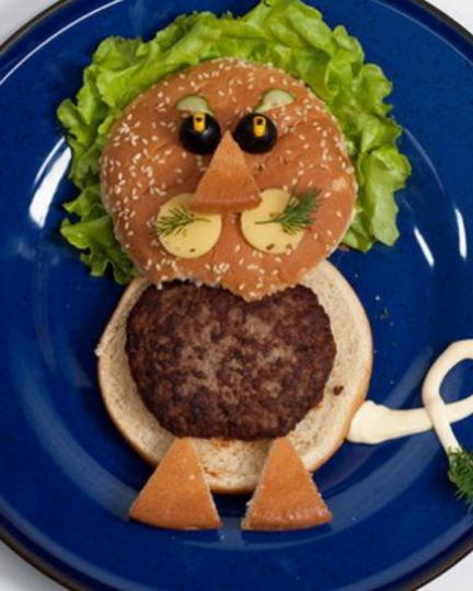 Рецепт детского гамбургера львенок