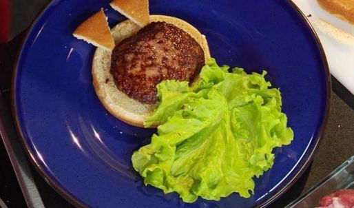 детский гамбургер львенок