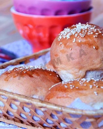 Рецепт домашних булочек для гамбургеров