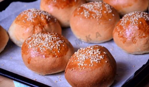 домашние булочки для гамбургеров