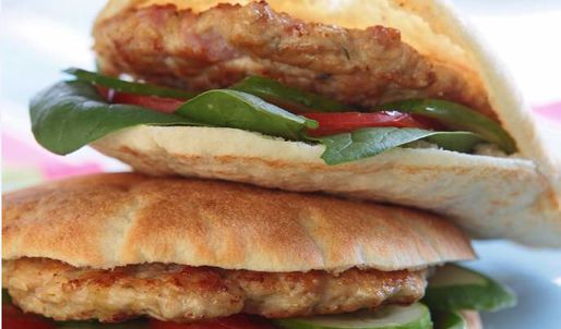 домашние гамбургеры с куриными котлетками