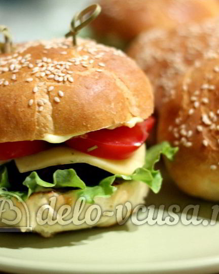 Рецепт домашнего гамбургера