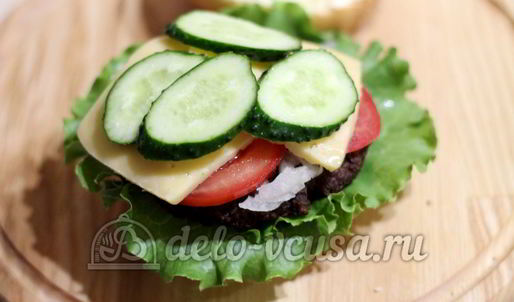 домашний гамбургер