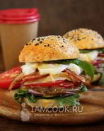 Дрожжевые булочки с кунжутом для домашних бургеров