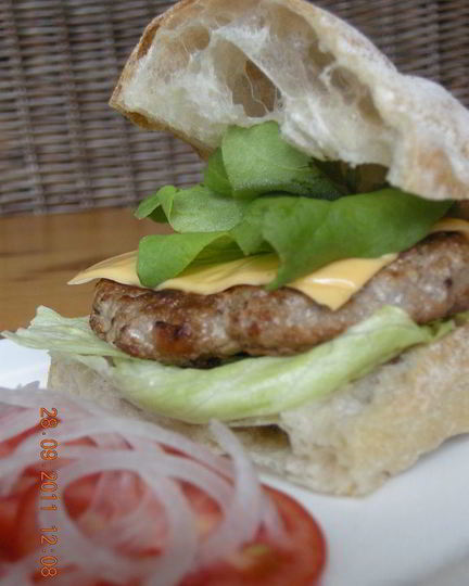 Рецепт гамбургера по-домашнему