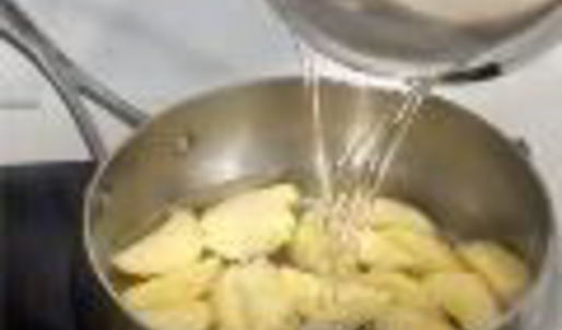 гамбургер с картошкой