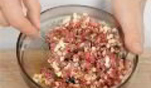 гамбургер с картошкой