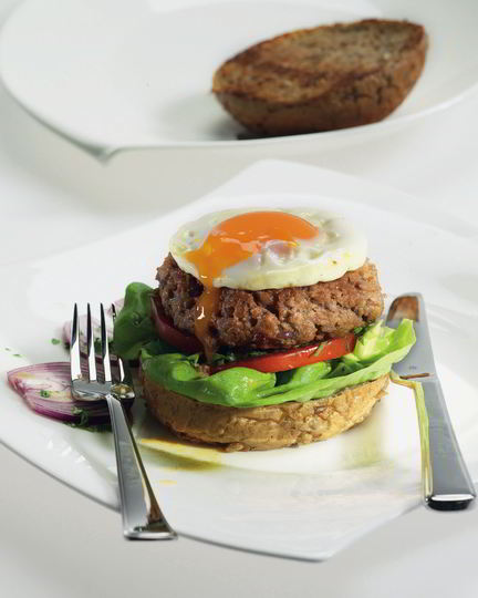 Рецепт гамбургера с соусом тартар