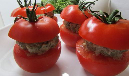 гамбургер в помидорке