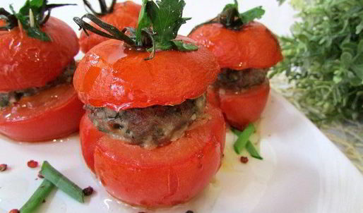 гамбургер в помидорке