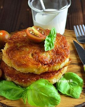 Картофельные бургеры с мясной начинкой