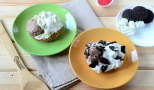 королевский бургер с мороженым