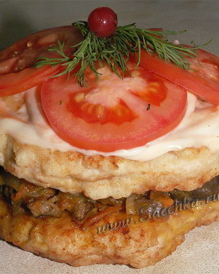 Рецепт котлеты куринбургер
