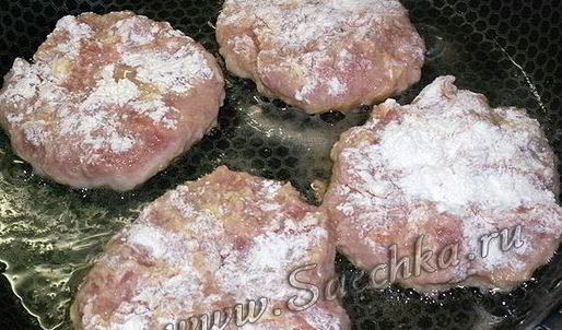 котлета куринбургер