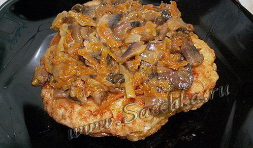 котлета куринбургер