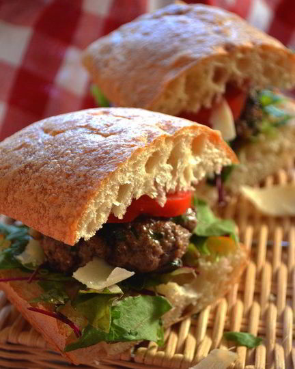 Рецепт мини-бургеров по-итальянски